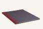 Preview: Handmade folder for sheet music antrazith, wine-red linen, 12,59 x 9,45"